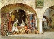 Arab or Arabic people and life. Orientalism oil paintings  262 unknow artist